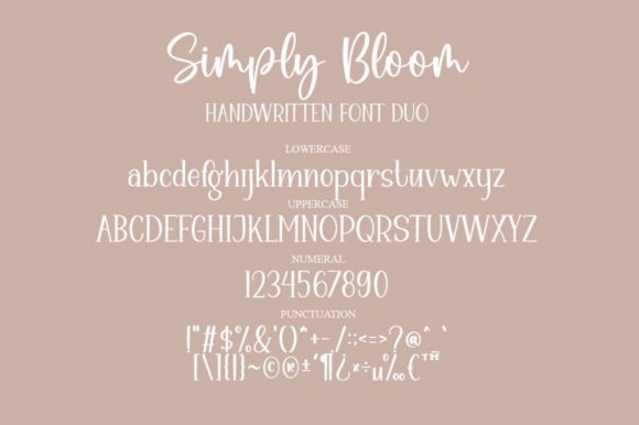 Simply Bloom Duo Font - Image 7