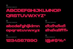 Alternative view of Six Sound Font Font