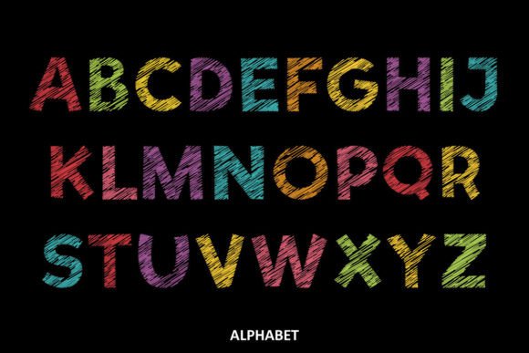 Sketch Doodles Font - Image 3