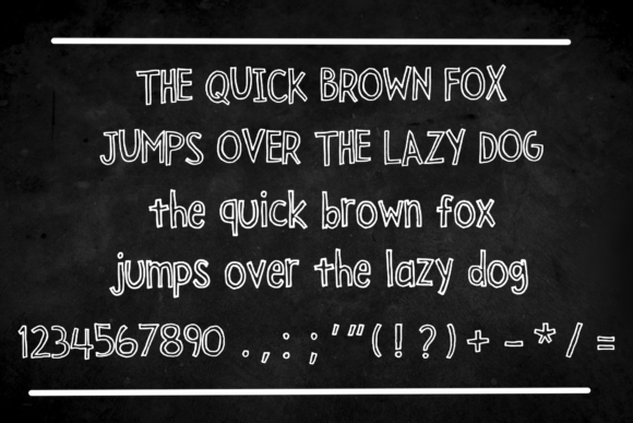 Sketchy Outline Font - Image 4