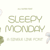 Sleepy Monday Font