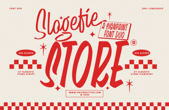 Slogefie Store Font