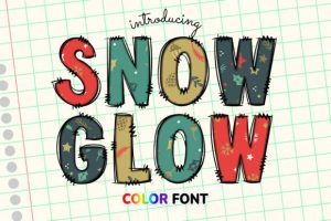 Snow & Glow Font