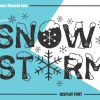 Snow Storm Font