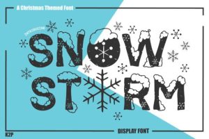Snow Storm Font