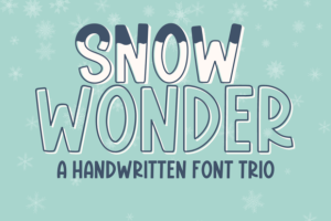 Snow Wonder Trio Font