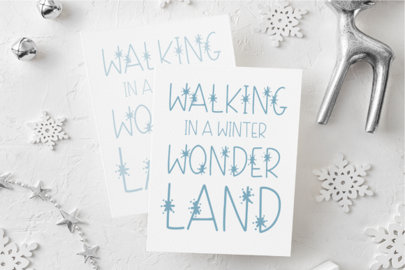 Snowflake Font - Image 2