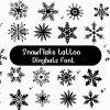 Snowflake Tattoo Font