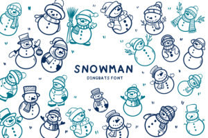 Snowman Font