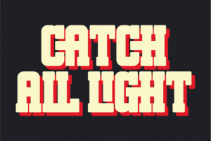 Alternative view of Snowman Varsity Font