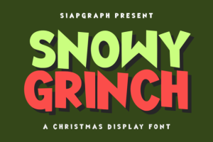 Snowy Grinch Font