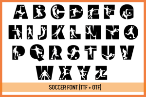 Alternative view of Soccer Font