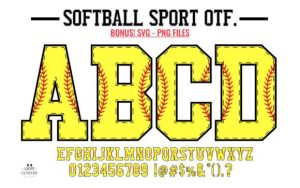 Softball Army Font
