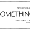 Something Font
