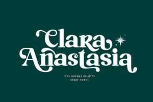 Alternative view of Sophia Beauty Font