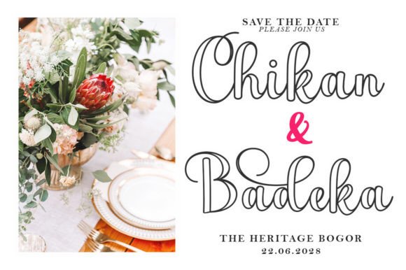 Sophia Outline Font - Image 5