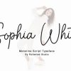 Sophia White Font