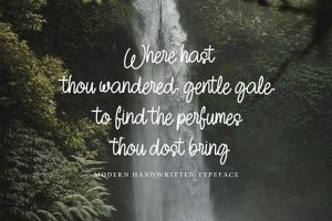 Alternative view of South Western Font