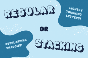 Alternative view of Space Time Font