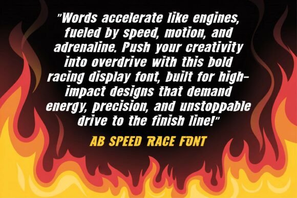 Speed Race Font - Image 2