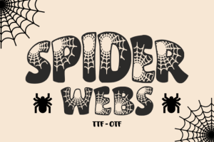 Spider Webs Font