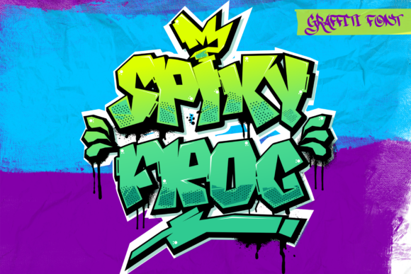 Spiky Frog Font