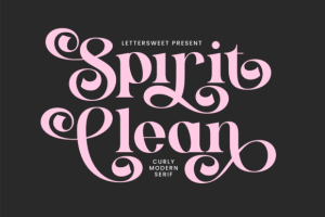Spirit Clean Font