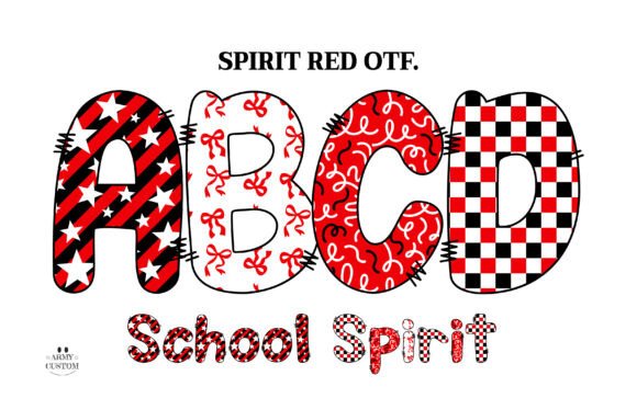 Spirit Red Ribbon Font