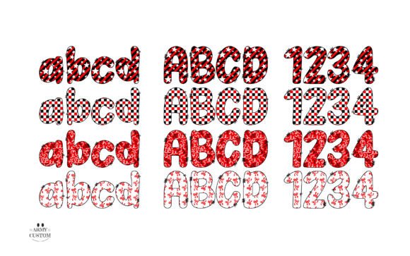 Spirit Red Ribbon Font - Image 3