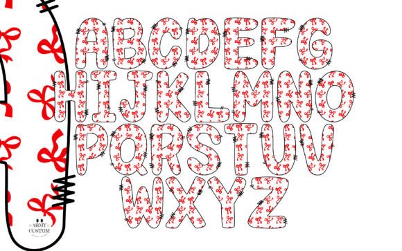 Spirit Red Ribbon Font - Image 8