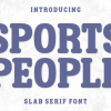 Sports People Font