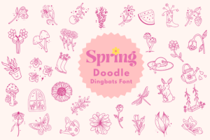 Spring Doodle Font