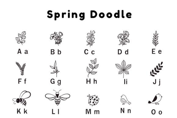 Spring Doodle Font - Image 5
