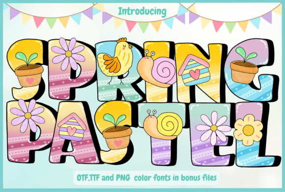 Spring Pastel Font