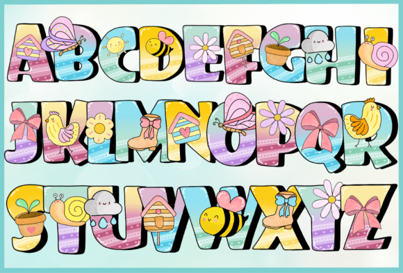 Spring Pastel Font - Image 2