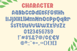 Alternative view of Spring Smile Font