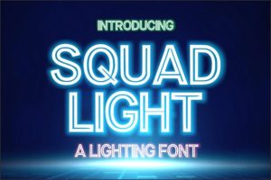 Squad Light Font