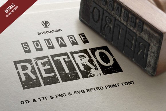 Square Retro Font