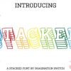 Stacked Font