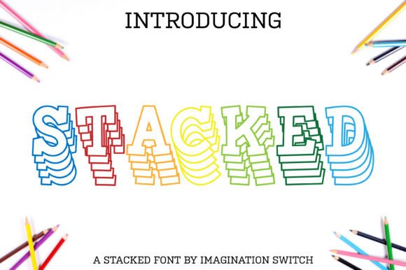 Stacked Font