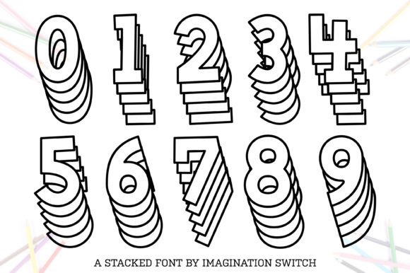 Stacked Font - Image 4