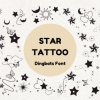 Star Tattoo Font