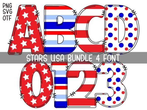 Stars Usa Font