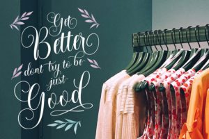 Alternative view of Stay Gladin Font