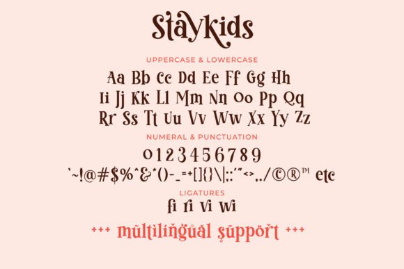 Stay Kids Font - Image 8