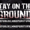 Stay on the Ground Font