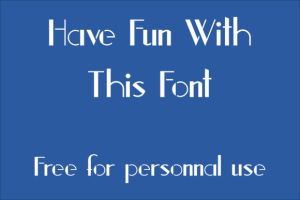 Alternative view of Stencil 1935 Font