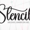 Stencil Font