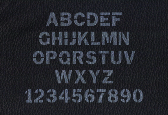 Stencil Solid Font - Image 2