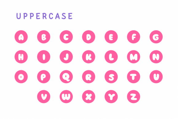 Sticker Circle Font - Image 2